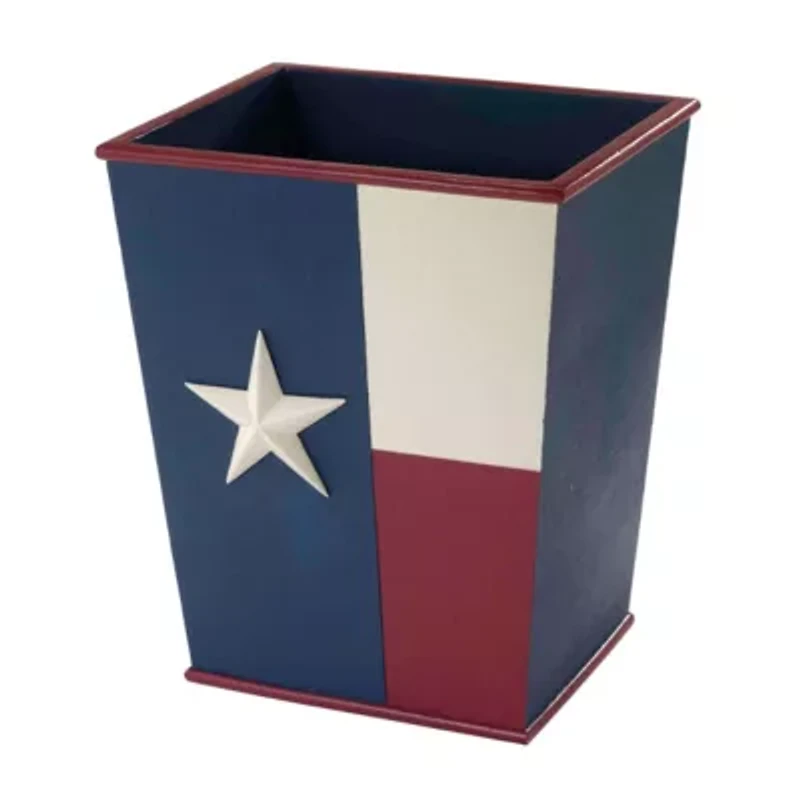 Texas Flag Wastebasket