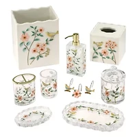 Pretty Birds Wastebasket