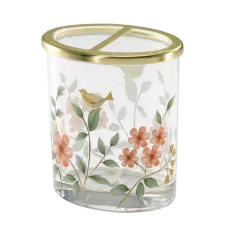 Pretty Birds 4-Piece Bath Accessory Set