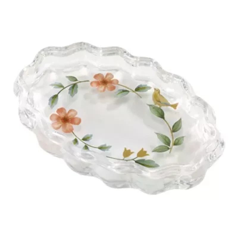 Pretty Birds 4-Piece Bath Accessory Set