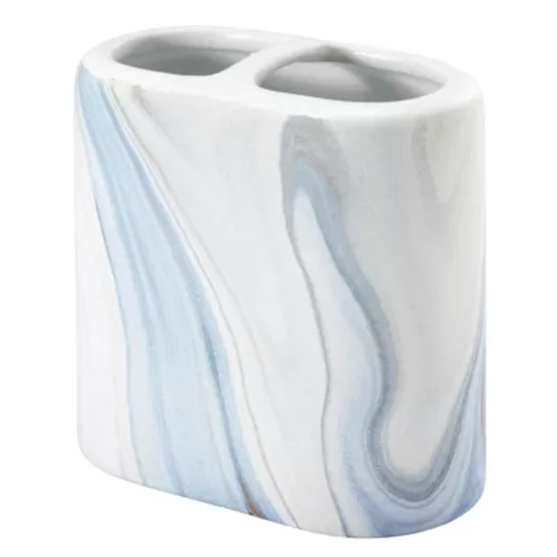 Waves 4pc Bath Accessories Set