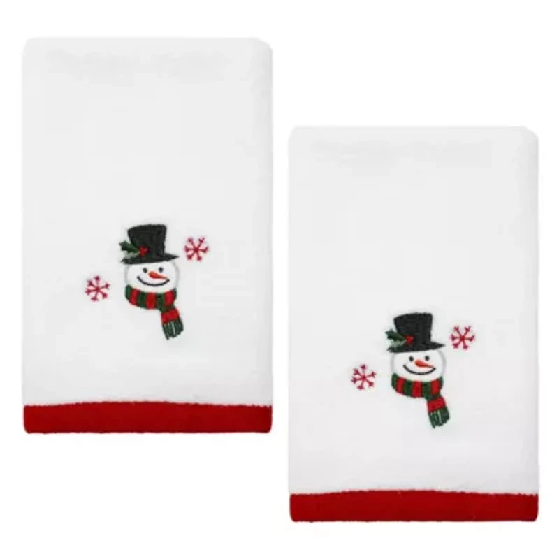 Winter Snowman 3-pc. Lotion Pump Fingertip Towel Set