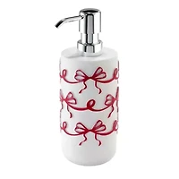 Christmas Bows 3-pc. Lotion Pump Fingertip Towel Set