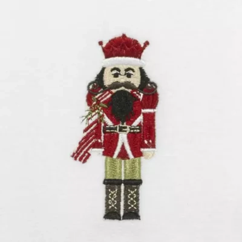 Peppermint Nutcracker 3-pc. Lotion Pump Fingertip Towel Set