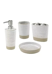 Drift 4 Piece Bath Accessory Kit