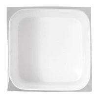 Marina White Wastebasket
