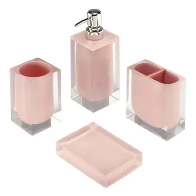 Marina Pink 4pc. Bath Accessory Set