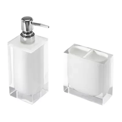 Marina White 2pc. Bath Accessory Set