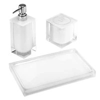 Marina White 3pc. Vanity Bath Set