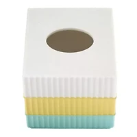 Clubhouse Stripe Aqua Tissue Cover