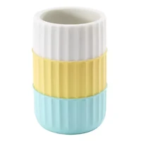 Clubhouse Stripe Aqua 4pc. Bath Accessory Set