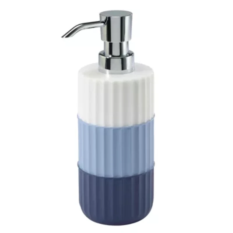 Clubhouse Stripe Blue 4pc. Bath Accessory Set