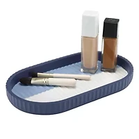 Clubhouse Stripe Blue 3pc. Vanity Bath Set