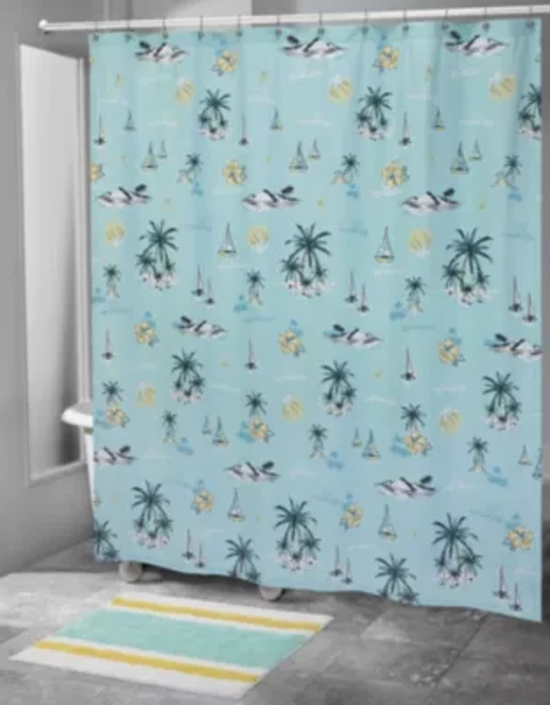 Tropical Mode Shower Curtain