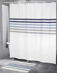 Augusta Stripe Shower Curtain