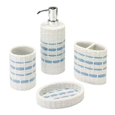 Savannah 4-Piece Bath Accessory Set