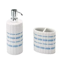 Savannah 2-Piece Toothbrush Holder & Lotion Dispenser Set