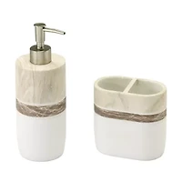 Tidal 2-Piece Toothbrush Holder & Lotion Dispenser