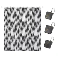 Sydney Shower Curtin and Hooks Set