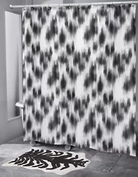 Sydney Shower Curtin and Hooks Set