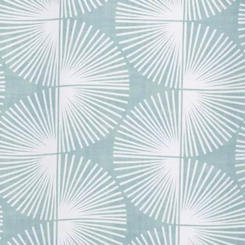 Kendall Oasis Shower Curtin and Hooks Set