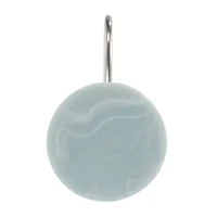 Kendall Oasis Shower Curtin and Hooks Set
