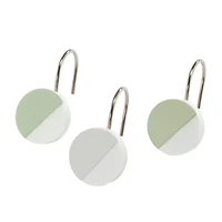 Tropiluxe Shower Curtain/Shower Hook Set