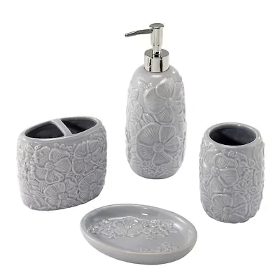 Camille 4-Piece Bath Accessory Set