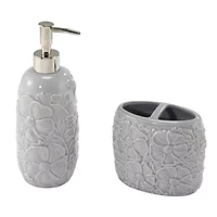 Camille 2-Piece toothbrush Holder & Lotion Dispenser