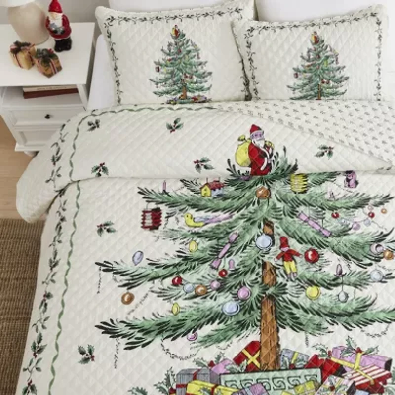 Christmas Tree 3-pc. King Quilt Set