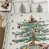 Christmas Tree 3-pc. King Quilt Set