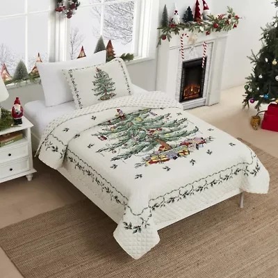 Christmas Tree 2-pc. Twin Quilt Set