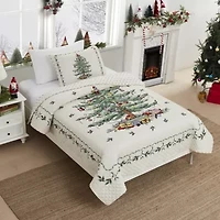 Christmas Tree 2-pc. Twin Quilt Set