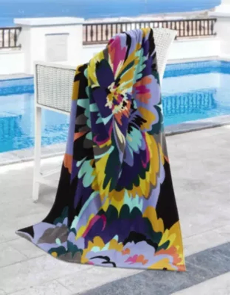 Bright Bloom Beach Towel
