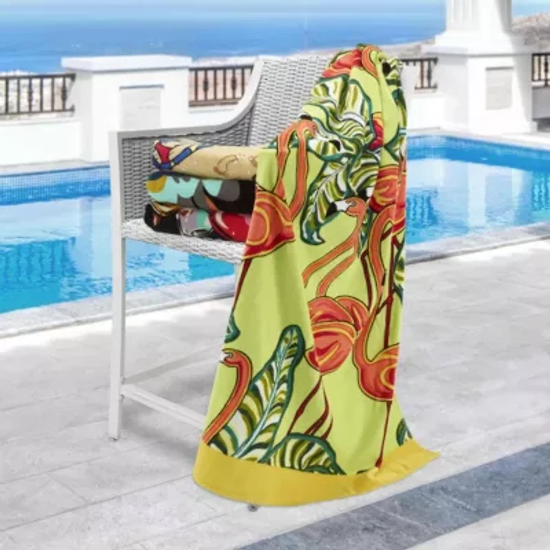 Bright Bloom Beach Towel