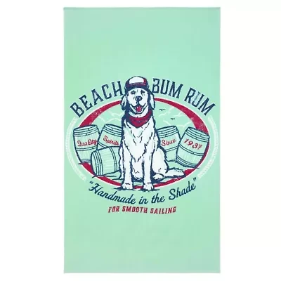 Beach Bum Beach Towel