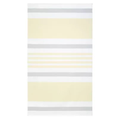 Stripe Yellow Grey Beach Towel
