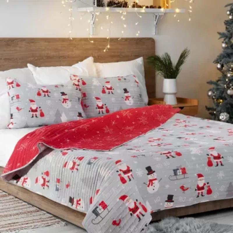Avanti Ho Ho Ho 3-piece Full/Queen Quilt Set