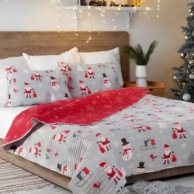 Avanti Ho Ho Ho 3-piece Full/Queen Quilt Set