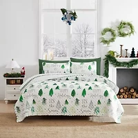 Christmas Tree 3-pc. King Quilt Set