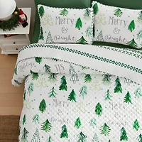 Christmas Tree 3-pc. King Quilt Set