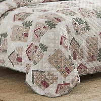 Gingerbread House 3-pc. King Quilt Set