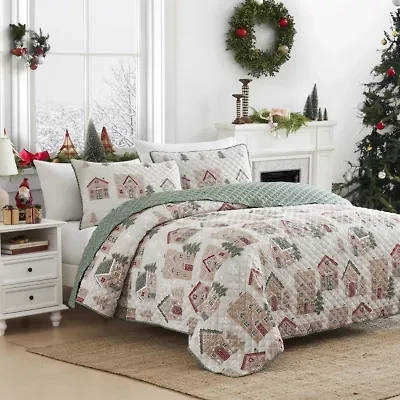 Gingerbread House 2-pc. Twin Quilt Set