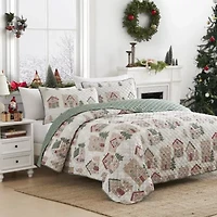 Gingerbread House 2-pc. Twin Quilt Set