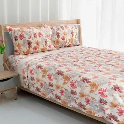 Avanti Wildflowers 4-piece Queen Flannel Sheet Set