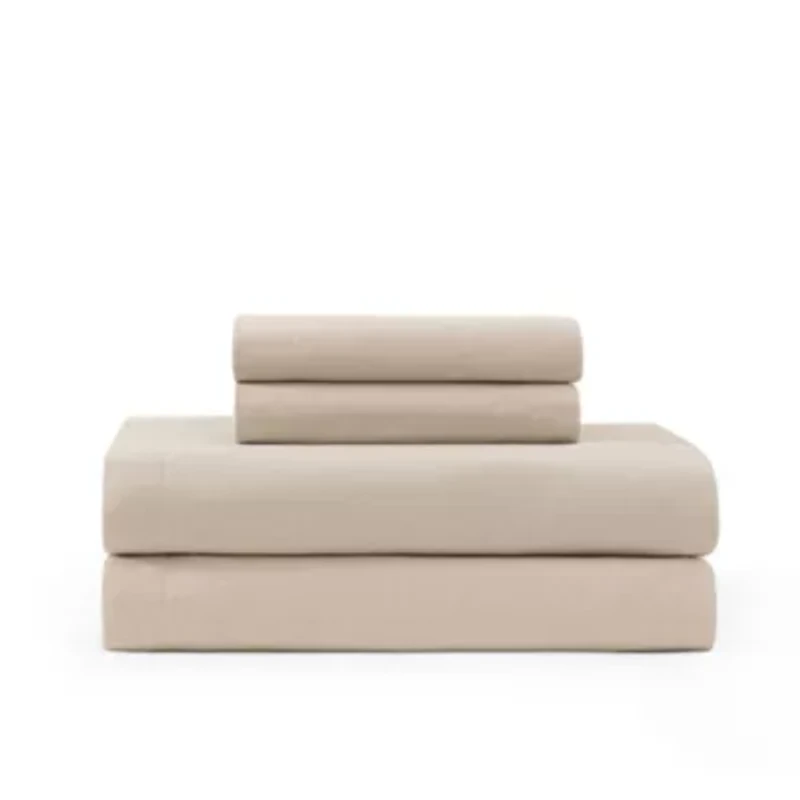 Solid Washed Cotton Sheet Set