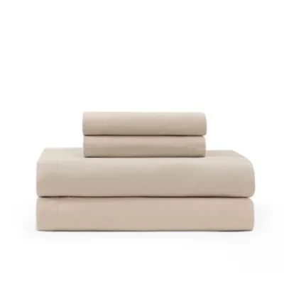 Solid Washed Cotton Sheet Set