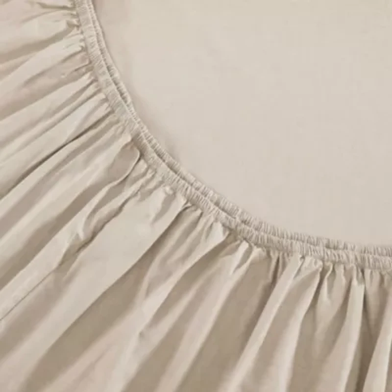 Solid Washed Cotton Sheet Set