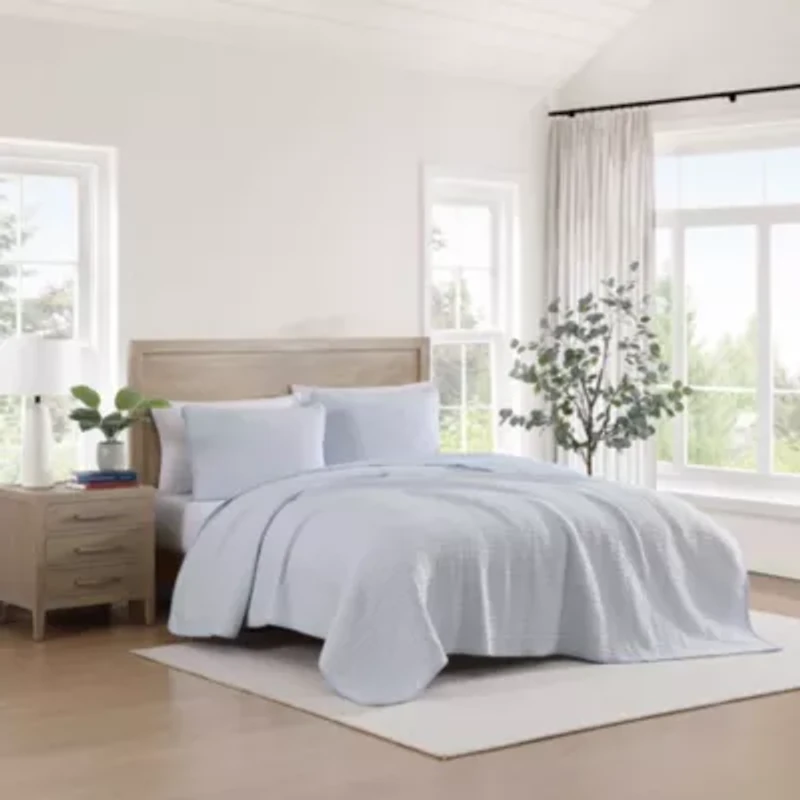 Ithaca Stripe Cotton Quilt Set