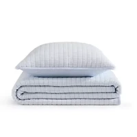 Ithaca Stripe Cotton Quilt Set